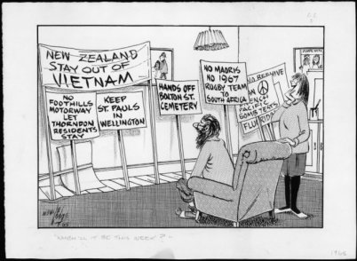 'What Will it Be This Week?', Neville Lodge Cartoon, 1965