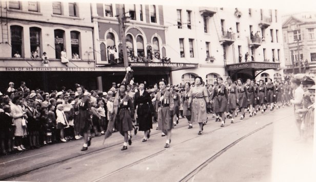 Marching through Wellington, 1956